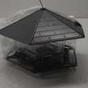 Bird Feeders for Outdoors Hanging Bird Feeder Wild Birds Seed, Black