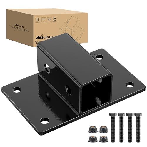 Tulalux 2 inch Towing Receiver 5/8”Pin Hole Class 3 Trailer Hitch 25573LBS Work Well for Tractor Bucket RV UTV Truck