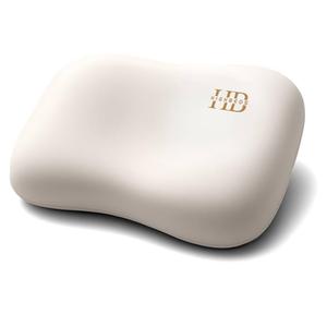 HighBeds Cervical Neck Pillow - Side Sleeper Pillow for Neck Pain Relief, Soft Ergonomic Memory Foam Pillows Ice Silk Zipperless Pillowcase, Eco-Friendly and Durable Material (White), 24 x 15