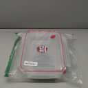 Sterilite Food Storage Container Ultra-Seal Clear Rectangular 16 Cup, Rocket Red Trim
