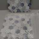 The Tiles Plaza 10Sheet Peel and Stick Backsplash, Blue Cement Hexagon Stone Composite Marble Looks Self Adhesive Wall Tile, Stick On Tiles for Kitchen Bathroom Shower, Cover 9 Sq Ft.