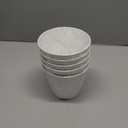 Baglaum 4X Fabric Chandelier Lampshade Holder Clip on Sconce Beside Bed Lamp Hanging Light, Light Yellow