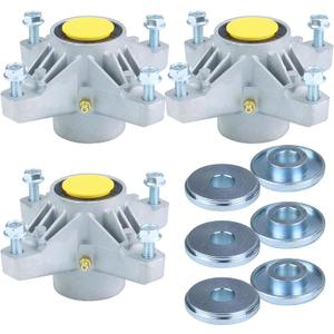 3 Pack 918-04426 Spindle Assembly with 748-3065a Deck Spindle Spacer Replaces 918-3129C 618-04426 618-3129B 918 04426 918-04217 618-3129C 918-3129B for Cub Cadet Z Force 48 44 LT1018 Decks