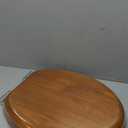 Angel Shield Wood Toilet Seat Elongated with Soft Close,Easy Clean,Quick-Release Hinges(Elongated,Wood) (Elongated-18.5")