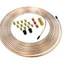 The Stop Shop 25 Feet of 3/16 Inch (4.75 mm) Copper Nickel Brake Line (.028" Wall Thickness)