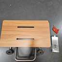 24" x 15" Teak Folding Wall Mount Shower Seat Bench, ADA Compliant
