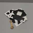 Bakepacker 60pcs Black Cookie Boxes 6x6x3 inches Easy Assemble Macaroon Pastry Boxes Bakery Boxes with Window for Bakery