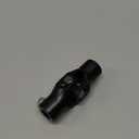 3/4" DD X 3/4" DD Steering U Joint Powder Coated Universal Steering Shaft Black