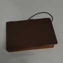 newestor Pocket Travelers Notebook, Refillable Leather Travel Journal for Men & Women, Notebook Cover for Field Notes, Moleskine Small 3.5 x 5.5 Inches, Brown