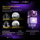 PhaetusxArkfly Conch Hotend H2D Removable Nozzle, 50mm/s Max Flow Rate, EndCoat Enhanced Nozzle (0.8mm)