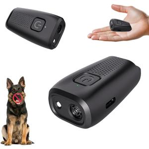 Dog Bark Deterrent Device Mini Ultrasonic Dog Repellent, Portable Dog Training Device, Anti-Barking Device, Dog Repellent and Dog Prevention Device, Rechargeable Dog Bark Deterrent Devices