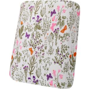 hyha Printed Couch Cushion Covers, Floral Sofa Covers Washable for Cushion Couch, Stretch Pattern Outdoor Cushion Covers for Patio Furniture with Elastic Bottom(Small, Sage Wild Green)