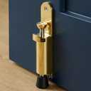 Elfhloo Kickdown Door Stopper, Foot-Operated, for Gaps Under 30mm, 1-Pack