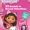Valentine's Day Gabby's Dollhouse Valentines - 32 Valentines + Stickers & Seals 2 Pack