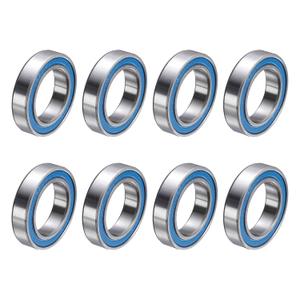 uxcell 8 Pcs 6804-2RS Deep Groove Micro Bearing, 20x32x7mm Double Rubber Sealed Chrome Steel Small Bearings (ABEC5, Z4 Low Noise)