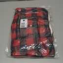 Malier Dog Winter Coat, Classic Plaid Fleece Dog Cold Weather Coats Dog Jacket with Pocket, Windprood Warm Dog Coat Vest Winter Pet Clothes Apparel for Small Medium Large Dogs (Red, XXX-Large)