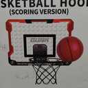 LovesTown Indoor Mini Basketball Hoop for Kids, for Boys & Girls Ages 4-12, Over The Door Hoop with LED Lights & Electronic Scoreboard, 4 Balls, Sports Toys for Family Game Night