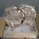 3PCS Cylinder Pedestal Stands for Parties, Gold Metal Plant Round Cylinder Stands for Party Flowers, Display Columns Pedestal Stand Cylinder Tables for Vases Birthday Party Backdrop Decorations