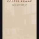 Americanflat 18x36 Poster Frame - Engineered Wood - Black