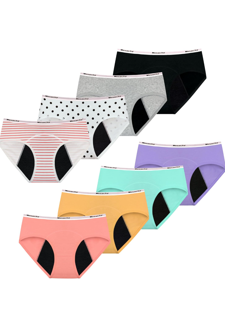 Teens Girls Period Underwear Kids Period Panties Menstrual Leakproof Protective Underwear Size XXL