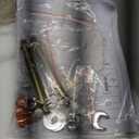 Jonsi 3 Light Brushed Gold Bathroom Vanity Lights with Fluted Glass Shade, Modern Gold Bathroom Lights Over Mirror