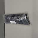 Herseas Women's Seashell Textured Bikini Sets Knotted Front 2 Piece Swimsuits Ruffle Trim Bathing Suits (Black, M)