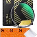 K&F CONCEPT 58mm MC UV Protection Filter with 28 Multi-Layer Coatings HD/Hydrophobic/Scratch Resistant Ultra-Slim UV Filter for 58mm Camera Lens (Nano-X Series)