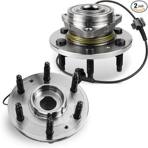 Autoround 515096 Front Wheel Hub and Bearing Assembly Fit for 4x4 4WD Chevy Tahoe Silverado/Suburban 1500 Avalanche, GMC Yukon XL Sierra 1500, Cadillac Escalade ESV EXT (2007-2014), 1 Piece