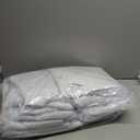 Toulite 12 Pcs Unisex Matte Choir Robes for Church Water Baptism Graduation Gown White Pulpit Judge Angel Costume Adult (Size 48)