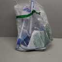 Mr. Clean Toilet Plunger and Bowl Brush Combo with Caddy, 3-Piece Heavy-Duty Plunger, Toilet Brush, and Caddy Set, White/Blue (1-Pack)