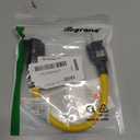 ONETAK NEMA 6-20P to L6-20R 240V 20 Amp 3 Prong Male Plug to Twist Lock 3 Prong Female Outlet Receptacle Generator Welder Dryer EV Charger Power Cord Adapter