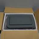 8-Piece Deep Glass Baking Dish Set with Plastic lids,Rectangular Glass Bakeware Set with Lids, Baking Pans for Lasagna, Leftovers, Cooking, Kitchen, Freezer-to-Oven and Dishwasher, Gray