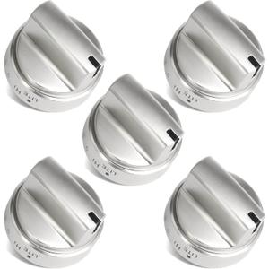 Upgraded Wb03x24818 Stove Knob Gas Oven Range Control Knob Assembly Compatible with GE Burner Accessories Replacements Part PS11729081 AP5989029（5PCS