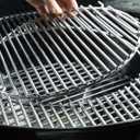 Weber Master-Touch Charcoal Grill, 22-Inch, Slate Blue Premium Outdoor BBQ Grill with Tuck-Away Lid Holder & OneTouch Cleaning System, PorcelainEnameled Kettle