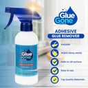 Glue Gone 10 oz Adhesive Remover - Versatile, Gentle Solution for Stubborn Residue Like Wax, Grease, Gum, Labels, Decals, and More - Works on Wood, Plastic, Glass, Metal, and Other Surfaces
