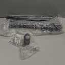 Barcetine American Flag Poles for Outside House - 5ft Tangle Free Flag Pole for House with Holder Bracket,Residential Flagpole Kit for Outdoor Porch Garage - Black