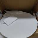 Round Dining Table 30" Circle Tulip Table for 4 People,White