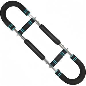 Arm twist trainerGrip Strength TrainerTwister Arm Trainer Adjustable Powerful twisting Bar for Arm & Chest Workouts, Portable Spring Resistance Exercise Equipment for Anywhere Fitness(Blue)