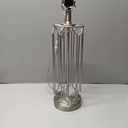 Lamp Holder, Lamp Base, Antique Brass, Silver