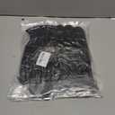 3 x AURUZA Winter Gloves Men Women, Zipper Cycling Gloves Touch Screen, Windproof Warm Gloves Cold Weather, Anti-Slip Sports Gloves for Cycling Driving Running Hiking Climbing Skiing Sports (X-Large, Black)