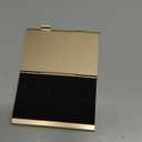 SD Card Holder, SD Card Case,LAVILI CF Memory Card Holder Case Aluminum Alloy Hard Shell, Double-Layer Capacity for 6SD Cards and 12 TF Cards, Champaign Gold 