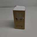 Fenmzee Bedside Table Lamp for Bedroom - 3 Way Dimmable Touch Lamp USB C Charging Ports and AC Outlet, Small Lamp Wood Base Round Flaxen Fabric Shade for Living Room, Desk, LED Bulb Included