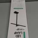 Woputne LED Desk Lamp, Dual Heads, Height Adjustable, USB Charging Port, 5 Light Modes & Dimmable Brightness, Bedside Lamp For Reading, Craft, Work, Study (Black, 15W) (Large 57cm Tall)