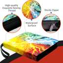 Trading Card Binder for TCG Cards, 9-Pocket Portable Card Collector Ablum Holder Book Fits 900 Cards with 50 Removable Sleeve, Waterproof Card Binder Display Storage Carrying Cases for TCG-Storm