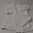 Cotton Terry Robes for Women and Men, Terry Shawl Collar Bathrobe, ONE SIZE - UNISEX Men & Women Spa Robe (White)