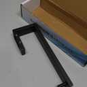 Vanloory Hand Towel Holder, Strong Self Adhesive Hand Towel Ring, Thicken SUS304 Stainless Steel Hand Towel Bar/Rack, No Drilling Modern Hand Towel Hanger (Matte Black, 9 in)