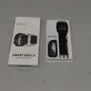 Smart Watch, 1.85"HD Smartwatches for Men Women (Answer/Make Calls), 100+ Sport Modes Fitness Tracker Watch, Heart Rate/Sleep Monitor, IP68 Waterproof Activity Tracker Smartwatch Android iOS (Deep Black)