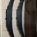 Trailer Leaf Spring 6 Leaf Double Eye 3500 lbs Cap for 7000 lbs Axle Suspension 25-1/4" Length fits for SW6 - Set 2