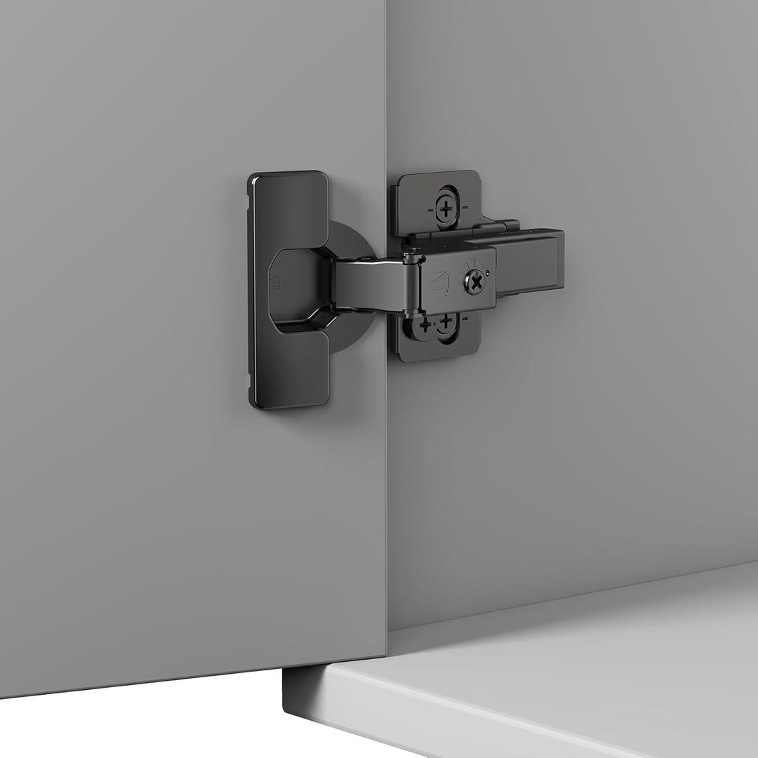 Cabinet Hinges 2 Pack Frameless Inset Soft Close Concealed Hinge for Kitchen Self-Closing 110 4D Adjustment Speed Control Ideal for Upgrading Kitchen Cabinet Doors and Drawers