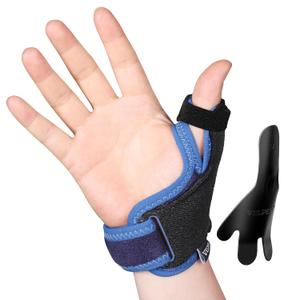Velpeau Thumb Wrist Support Brace, CMC Thumb Spica Splint for Arthritis Pain, De Quervains Tenosynovitis, Trigger Thumb, Tendonitis, Sprain, Fits Both Left or Right Hands (Plastic Insert Version, M) Velpeau Thumb Wrist Support Brace, CMC Thumb Spica Splint for Arthritis Pain, De Quervains Tenosynovitis, Trigger Thumb, Tendonitis, Sprain, Fits Both Left or Right Hands (Plastic Insert Version, M)